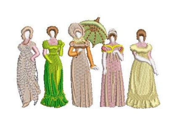 Bennet Sisters: A Timeless Embroidery Design for Personalized Gifts