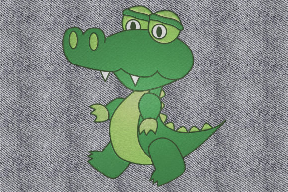 Cute Alligator Embroidery Review