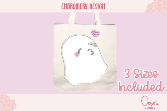 Ghost Kiss Applique Review for Boutique Sweatshirts