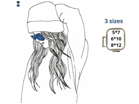 Girl with Glasses Embroidery Review for Seasonal Projects