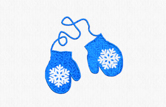 Mittens with String Embroidery Review