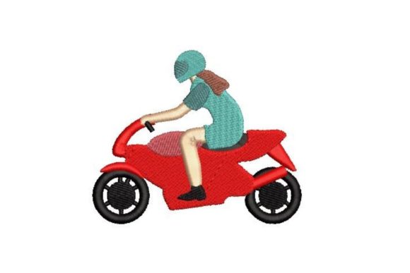Nurse Riding a Motorcycle Design Review
