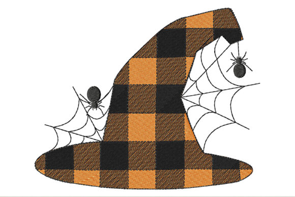 Witch Hat Embroidery for Halloween