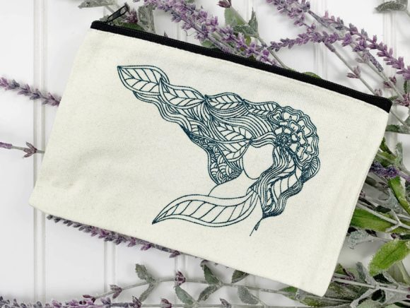Zentangle Girl Embroidery Review